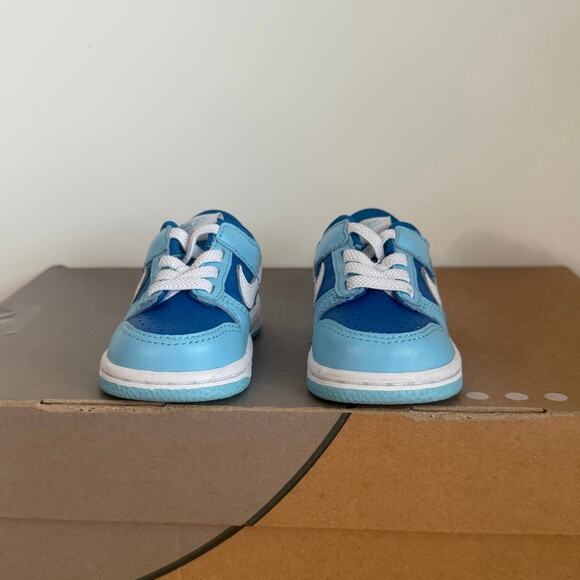 Nike Dunk Low Retro ‘Argon’ Toddler Sneakers - SZ 4 C - Picture 6 of 10